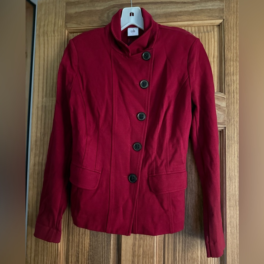 CAbi Women's Bold Red Blazer